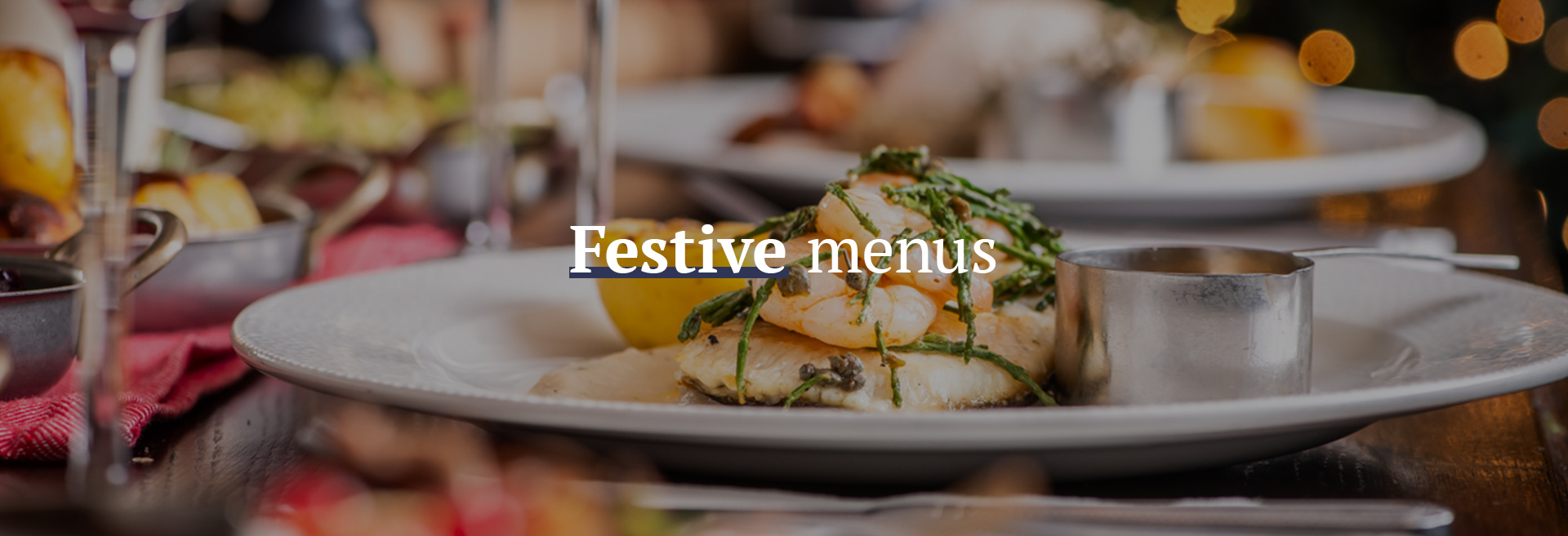 Festive Christmas Menu at The Alwyne Castle 