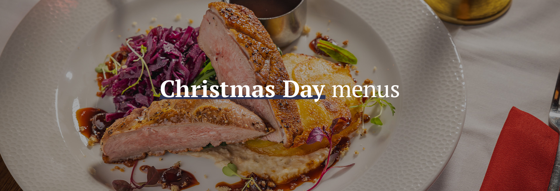 Christmas Day Menu at The Alwyne Castle