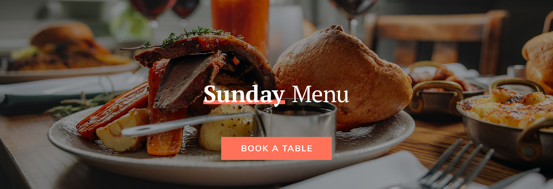 Sunday Menu at The Alwyne Castle